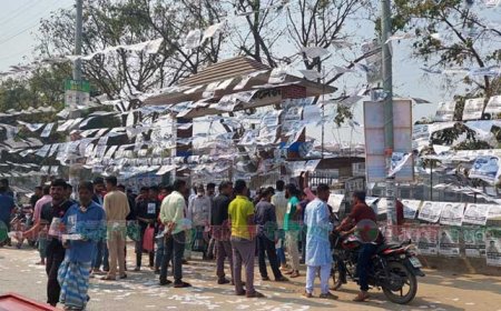 রাণীশংকৈলে বৈদ্যুতিক নির্মাণ শ্রমিক ইউনিয়নের নির্বাচনে 'সাদ্দাম - মান্নান' এর জয় 