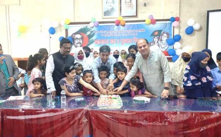 রাণীশংকৈলে জাতির পিতা বঙ্গবন্ধু'র ১০৩ তম জন্মবার্ষিকী পালন