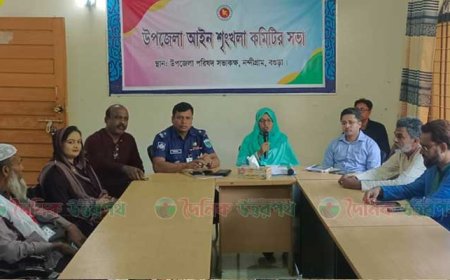 নন্দীগ্রাম উপজেলা আইনশৃঙ্খলা কমিটির সভা অনুষ্ঠিত