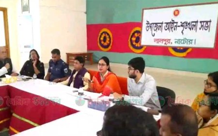 লালপুরে আইন শৃংখলা কমিটির সভা অনুষ্ঠিত