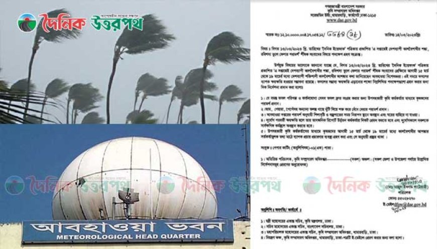 শক্তিশালী কালবৈশাখীর আশংকায় কৃষি অধিদপ্তরের আগাম পদক্ষেপ গ্রহণ