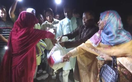 নলডাঙ্গার অগ্নিকাণ্ডে ক্ষতিগ্রস্তদের মাঝে প্রশাসনের সহায়তা