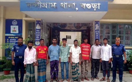 নন্দীগ্রামে অপহরণ মামলার আসামিসহ গ্রেপ্তার ৮