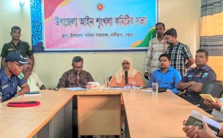 নন্দীগ্রাম উপজেলা আইনশৃঙ্খলা কমিটির সভা অনুষ্ঠিত