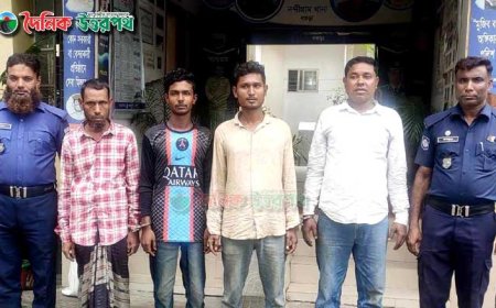 নন্দীগ্রামে গাঁজা, গাঁজার গাছ ও ইয়াবাসহ গ্রেপ্তার ৪