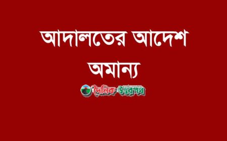 আদালতের আদেশ অমান্য করে পুকুর দখল