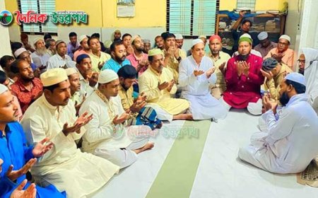 খালেদা জিয়ার রোগমুক্তি কামনায় নন্দীগ্রামে বিএনপির দোয়া