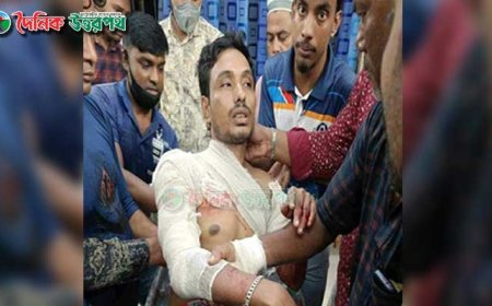 নাটোরে যুবলীগ নেতা বাপ্পীর ওপর সন্ত্রাসী হামলা