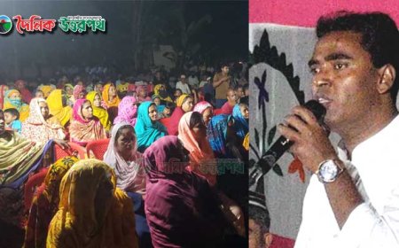 নাটোরে ধারাবাহিক উঠান বৈঠক শুরু করলেন এড. মালেক শেখ