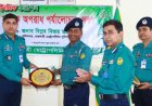 কর্মক্ষেত্রে ভালো কাজের সম্মাননা স্মারক পেলেন ওসি সোহরাওয়ার্দী