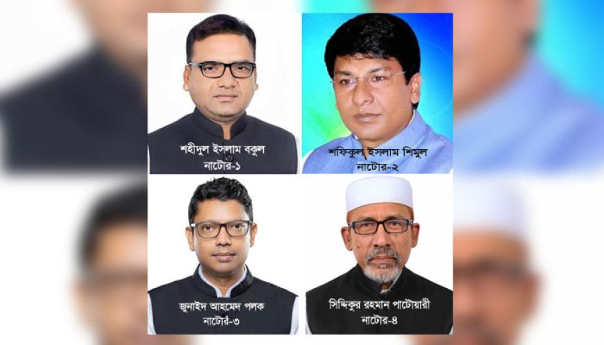 নাটোরের ৪টি আসনে পূর্বের সাংসদরাই পেলেন মনোনয়ন