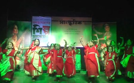 নাটোরে গণজাগরণের সাংস্কৃতিক উৎসব অনুষ্ঠিত