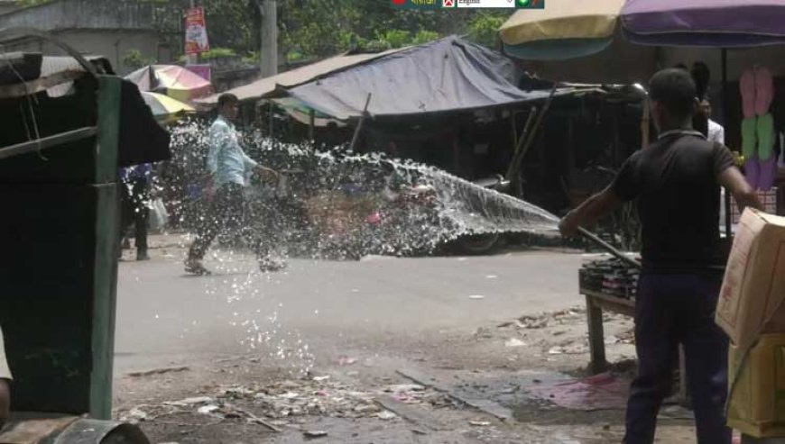 নাটোরে প্রচণ্ড তাপপ্রবাহে অতিষ্ঠ জনজীবন