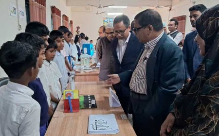 নাটোরে 'কৌতূহলী মন, নতুন উদ্ভাবন' প্রতিপাদ্যে বিজ্ঞান উৎসব অনুষ্ঠিত